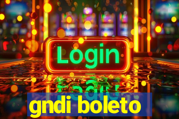 gndi boleto